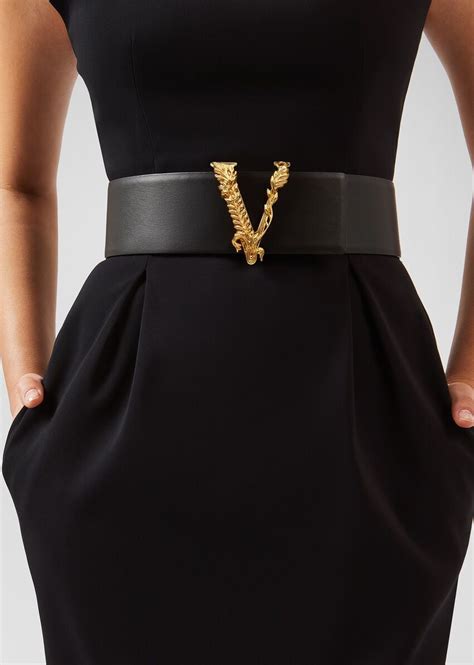 versace women belt